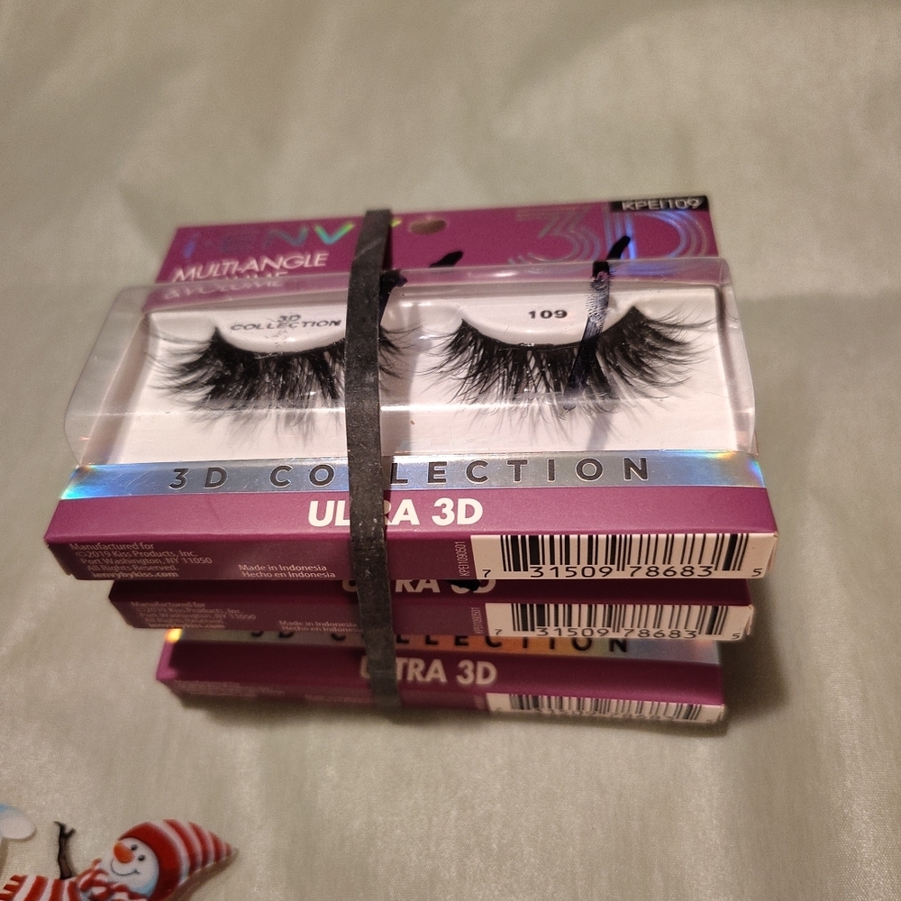 Ultra 3D False Eyelashes - Black